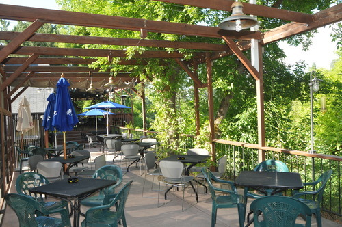 Bobby Robertson  |  For the Salt Lake Tribune
The newly added outdoor patio and dining area of 