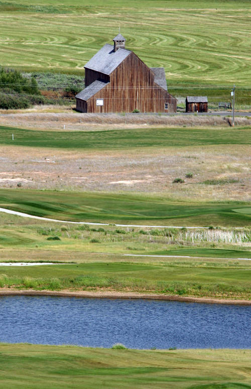 Steve Griffin | The Salt Lake Tribune

The Tate Barn in Midway, Utah Tuesday July 10, 2012.