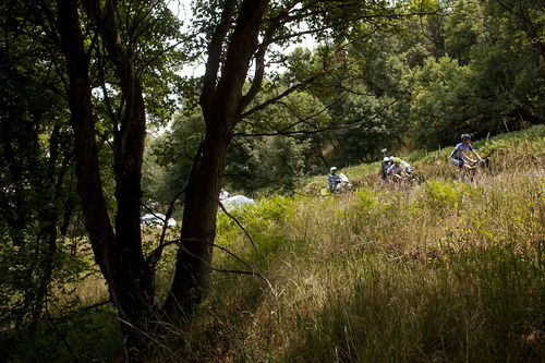 Jeremy Harmon  |  The Salt Lake Tribune

Riders compete during Stage 6 of the Tour of Utah on Sunday, August 12, 2012.