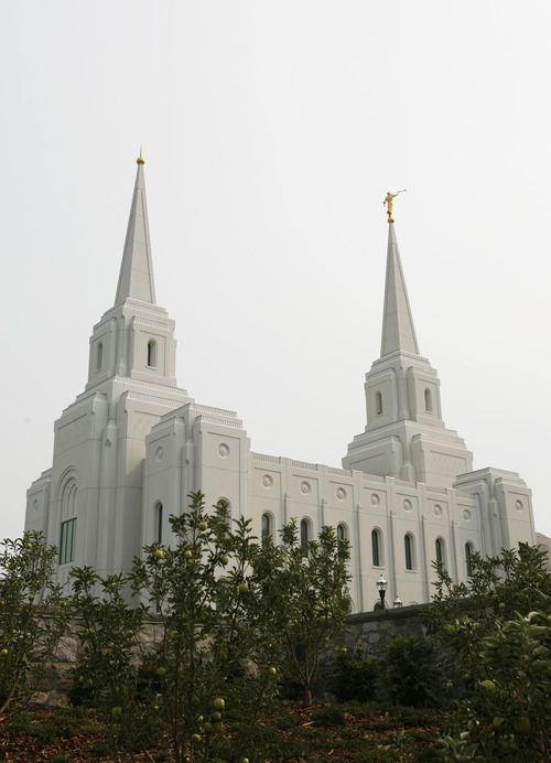 Francisco Kjolseth  |  The Salt Lake Tribune
The Church of Jesus Christ of Latter-day Saints' 14th temple in Utah will soon open its doors to tours followed by the formal dedication of the Brigham City Temple on Sunday, Sept. 23, 2012.