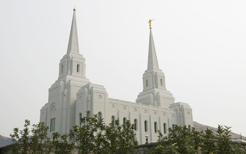 Francisco Kjolseth  |  The Salt Lake Tribune
The Church of Jesus Christ of Latter-day Saints' 14th temple in Utah will soon open its doors to tours followed by the formal dedication of the Brigham City Temple on Sunday, Sept. 23, 2012.