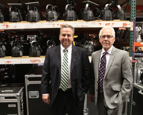 Rick Egan  | The Salt Lake Tribune 

Scott and Steve Webb, of Webb Audio Visual, in their Salt Lake warehouse, Friday, August 17, 2012. The Utah Department of Workforce Services will release its monthly estimate of unemployment in the state.