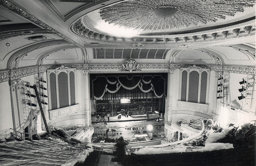 Renovation of the Capitol Theatre is depicted on Jan. 29, 1979.