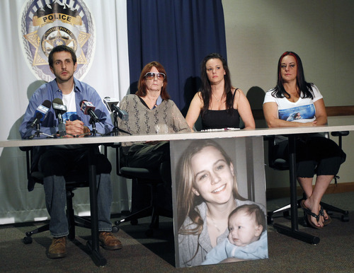 Al Hartmann  |  The Salt Lake Tribune
Family members of Nikole Bakoles (shown in photo), brother James Bakoles, mother Nancie Bakoles, sisters Adrian Koch and Aikai Candler speak at a press conference Thursday in South Salt Lake. Police recently identified bones that were found in 2000 by duck hunters off I-80 near the Great Salt Lake that were known as 