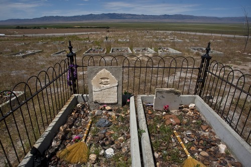 Chris Detrick  | The Salt Lake Tribune
The cemetery at the historical site of Iosepa Tuesday, July 27, 2010.  Iosepa was settled by Mormon converts from Hawaii in the 1880s but was later abandoned in 1917.