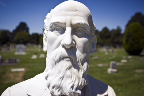 Keith Johnson | The Salt Lake Tribune

Louis Frederick Moench, founder and first principal of Weber State College. Located in the Ogden cemetery.