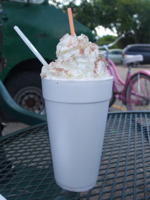 Kathy Stephenson  |  The Salt Lake Tribune
Frozen Hot Chocolate from the Island Flavor truck in Holladay.
