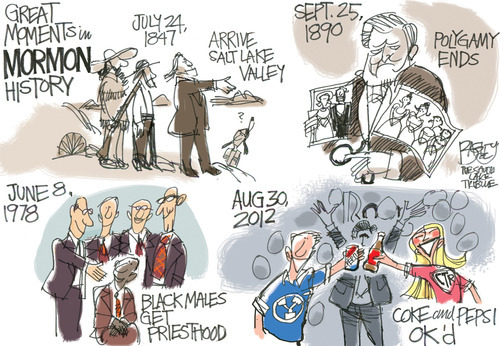 This Pat Bagley editorial cartoon appears in The Salt Lake Tribune on Sunay, September 2, 2012.