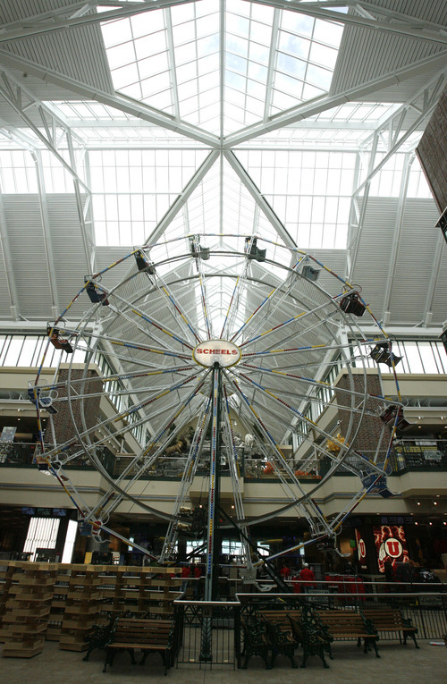 Rick Egan  | The Salt Lake Tribune 

A Ferris wheel inside Scheels sporting goods store in Sandy.  Thursday, September 6, 2012.