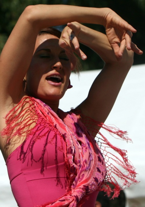 Tribune file photo
Dancers entertain the crowd during the 55th annual Carmelite Fair in Holladay several years ago.