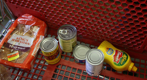 Leah Hogsten  |  The Salt Lake Tribune
The amount of people on food assistance at the Northern Utah Catholic Community Services Food Bank, doubled between 2010 and 2012. Over 2,224 food boxes serving some 6,000 people are given out Wednesday, September 19, 2012. During the recession, the city of Ogden had the highest unemployment rate among cities in Utah with populations of more than 25,000. Between December 2008 and February 2011, the unemployment rate averaged above 11 percent; in July and August 2009, the rate peaked at 12.5 percent.