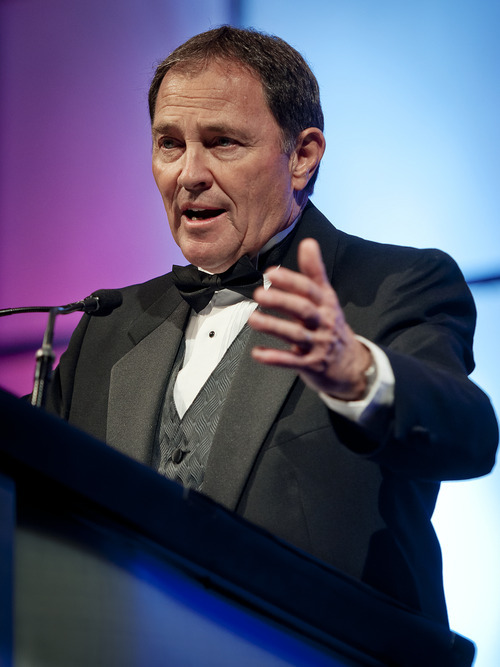 Michael Mangum  |  Special to The Salt Lake Tribune
Utah Gov. Gary Herbert, shown Saturday at his Governor's Gala, wants state workers to take 
