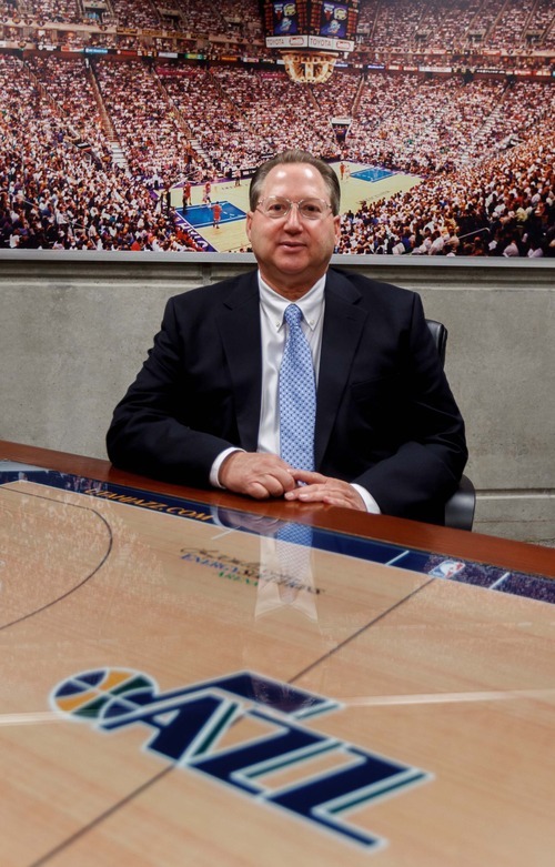 Trent Nelson  |  The Salt Lake Tribune
Bob Hyde is the salary cap expert for the Utah Jazz. Hyde handles multiple financial issues for the Jazz and the Larry H. Miller Group of Companies. Hyde was photographed at the Jazz offices in Salt Lake City, Utah, Thursday, September 20, 2012.