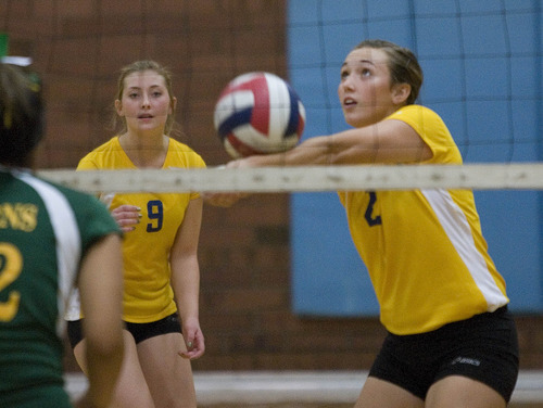 Paul Fraughton | The Salt Lake Tribune
Taylorsville High School's Tasia Taylor playing volleyball in a recent match with Kearns High.

 Thursday, September 20, 2012