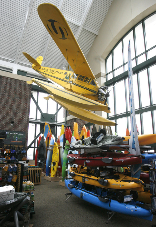 Rick Egan  | The Salt Lake Tribune 
With 220,000 square feet of space, Scheels can accommodate plenty of large displays.