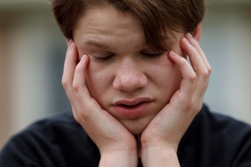 Trent Nelson  |  The Salt Lake Tribune
Garrett Lines is a Utah teenager with autism who lives in a group home after his mother, Nikki Lines, turned him over to the child welfare system a few years ago.