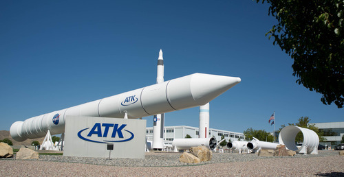 Trent Nelson  |  The Salt Lake Tribune
ATK and NASA spoke of savings made in manufacturing the solid rocket boosters for NASA's Space Launch System (SLS) Tuesday October 2, 2012 in Promontory, Utah.