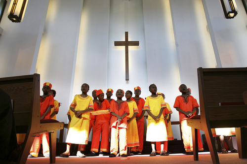 Tribune file photo
The Singing Children of Africa perform at St. Matthew's Lutheran Church in 2008.