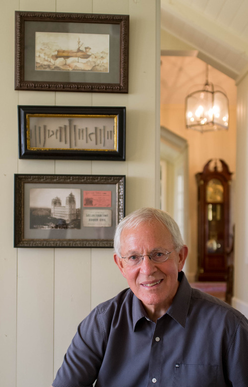 Trent Nelson  |  The Salt Lake Tribune
Retiring LDS Church historian Marlin Jensen on Wednesday, Oct. 3, 2012, at his home in Huntsville.
