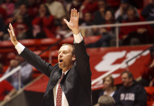 Trent Nelson  |  The Salt Lake Tribune
With a roster depleted by transfers and injuries, coach Larry Krystowiak faced minimal expectations in his first year at Utah.