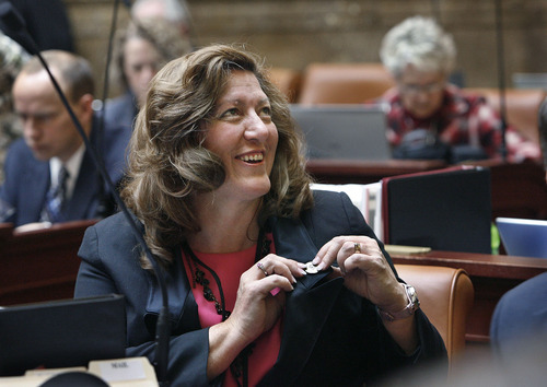 Scott Sommerdorf  l  Tribune file photo
Former Rep. Holly Richardson, R-Pleasant Grove, was confirmed by the Senate Wednesday as the newest member of the State Records Committee. The one-time supporter of HB477 was confirmed without a public hearing despite a request from the progressive Alliance for a Better Utah.