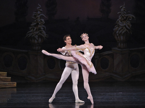Tribune file photo
Ballet West Principal Artists Christiana Bennett and Christopher Ruud as The Sugar Plum Fairy and her Cavalier in Willam Christensen's 