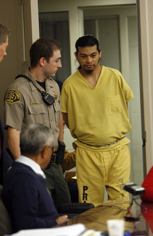 Francisco Kjolseth  |  The Salt Lake Tribune
Esar Met, charged with killing 7-year-old Hser Ner Moo in 2008, begins the seven-day preliminary hearings at Matheson Courthouse in Salt Lake City on Wednesday, November 7, 2012, before Judge William Barrett.