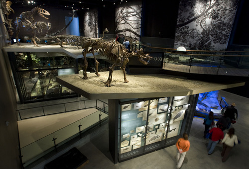 Steve Griffin  |  The Salt Lake Tribune
The Natural History Museum of Utah is hosting a family sleepover that begins at 6:30 p.m. Friday and runs through 8:30 a.m. Saturday.