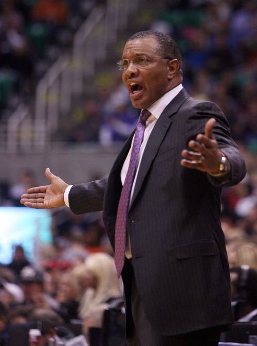 Kim Raff  |  The Salt Lake Tribune
Phoenix head coach Alvin Gentry on the sidelines during the second half against the Utah Jazz at EnergySolutions Arena in Salt Lake City, Utah on November 10, 2012. The Jazz went on to win the game 94-81.