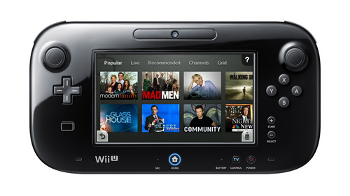 The Nintendo Wii U video game console, coming Nov. 18 for $299.The Nintendo TVii television service, developed by Provo software
company, i.TV, allows gamers to watch TV with the Wii U game pad as
the remote control. Courtesy image