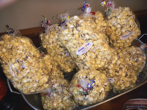Tom Wharton | The Salt Lake Tribune Over the Top Gourmet Cookies caramel popcorn.