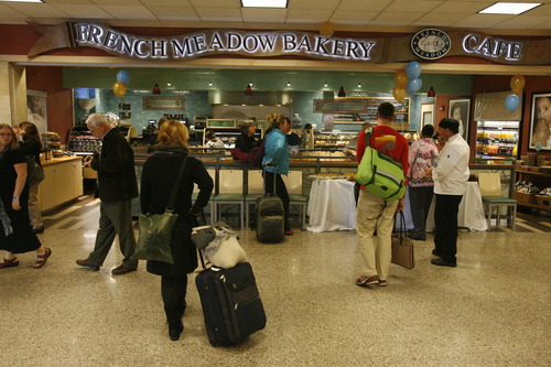 Rick Egan  | The Salt Lake Tribune 

The new French Meadow Bakery in the Salt Lake City International Airport, Thursday, Nov. 15, 2012. HMSHost unveiled 13 new dining venues at the airport.