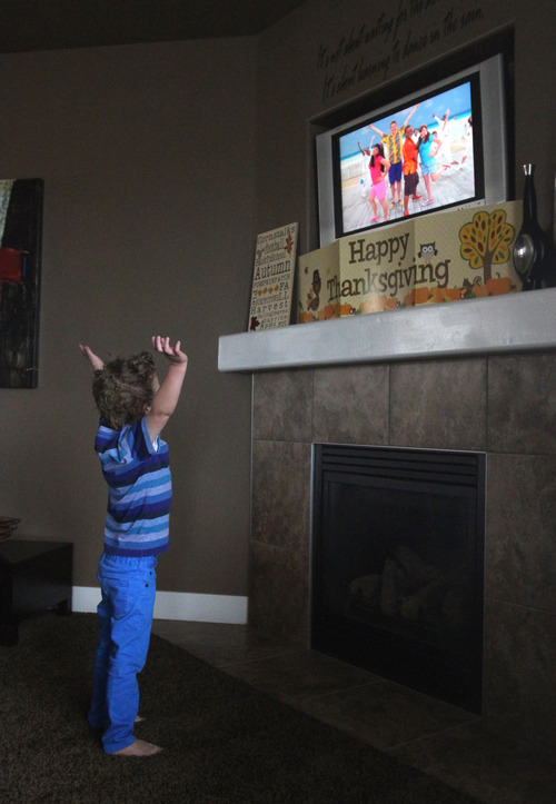 Rick Egan  | The Salt Lake Tribune 
Four-year-old Teagan Pettit  dances to the TV show, Yo Gabba Gabba. Utah is studying how to screen newborns for seven heart defects, including the one threatening Teagan's health.