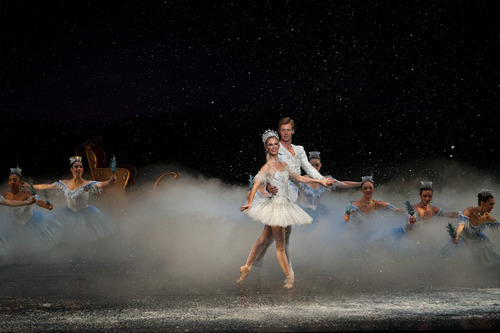 Chris Detrick  |  The Salt Lake Tribune
Ballet West's Haley Henderson Smith and Easton Smith perform in 'The Nutcracker,' at the Browning Center at Weber State University Wednesday November 21, 2012.