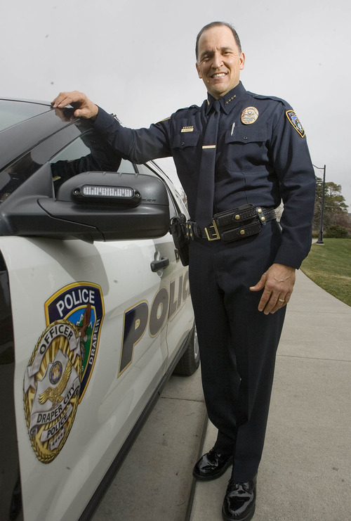 Paul Fraughton  |   Salt Lake Tribune
New Draper Chief of Police Bryan  Roberts.
 Tuesday, December 4, 2012