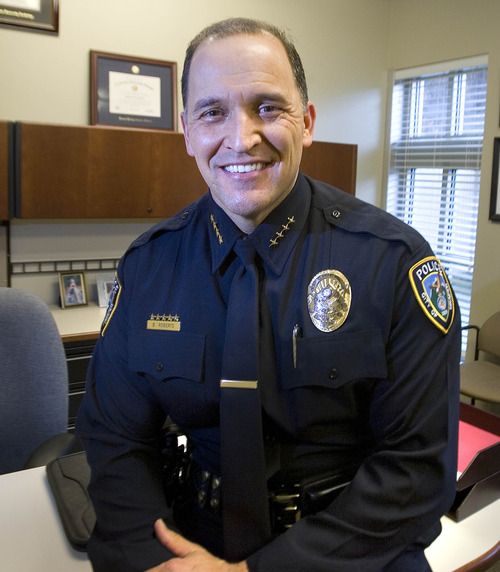 Paul Fraughton  |  Salt Lake Tribune
Bryan Roberts is the new chief of police for Draper.