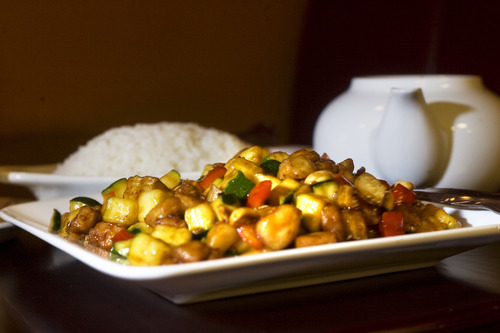 Kim Raff  |  The Salt Lake Tribune
Kung Pao chicken from Red Corner China Diner in Midvale.
