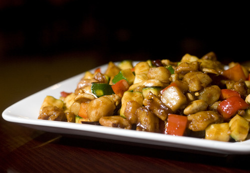 Kim Raff  |  The Salt Lake Tribune
Kung Pao chicken from Red Corner China Diner in Midvale.