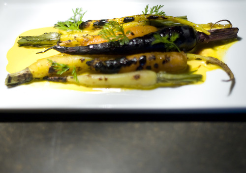 Tribune file photo
Standout dishes of 2012:  Zanahoria de asador at Finca in Salt Lake City.