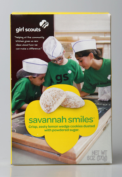Al Hartmann  |  The Salt Lake Tribune
The new Girl Scout cookie box designs highlight the five entrepreneurship and financial literacy skills that the program teaches girls: goal setting, decision making, money management, people skills and business ethics.