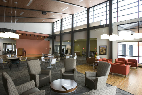 Paul Fraughton  |   Salt Lake Tribune
Interior of the new senior center in Draper.
 Monday, January 7, 2013
