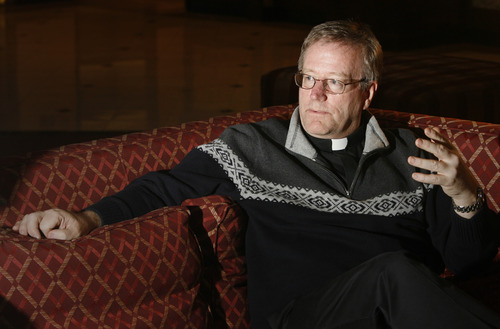 Rick Egan  | The Salt Lake Tribune 

The Rev. Robert Barron, a Chicago area Catholic priest and prominent theologian who visited Salt Lake City to speak at a conference, says the beauty of faith can bring people back to God. Wednesday, January 9, 2013.