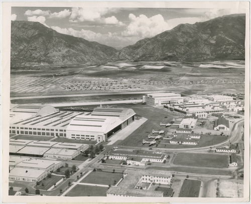 Salt Lake Tribune file photo

An aerial view of Hill Air Force Base in 1958.