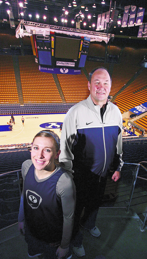 Steve Griffin | The Salt Lake Tribune


BYU women's basketball player Haley Steed and head coach Jeff Judkins at the Marriott Center in Provo, Utah Thursday January 3, 2013.