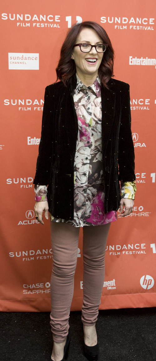 Kim Raff | The Salt Lake Tribune
Actress Megan Mullally poses on the red carpet before the premiere of "Smashed" at the Park City Library Center during the Sundance Film Festival on Jan. 22, 2012.