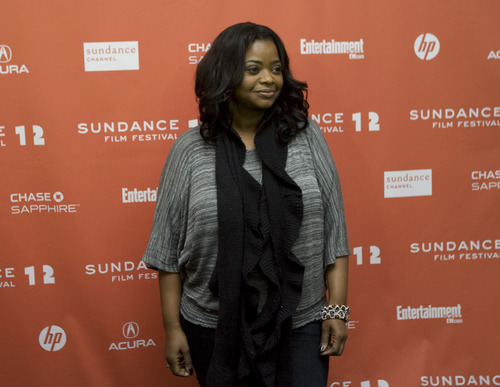 Kim Raff | The Salt Lake Tribune
Actress Octavia Spencer poses on the red carpet before the premiere of "Smashed" at the Park City Library Center during the Sundance Film Festival on Jan. 22, 2012.