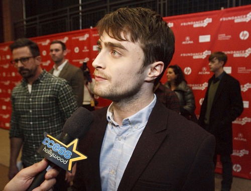 Leah Hogsten  |  The Salt Lake Tribune
Daniel Radcliffe fields questions from the media before the premiere of "Kill Your Darlings" at The Eccles Theatre screening venue during the 2013 Sundance Film Festival, Friday January 18, 2013.