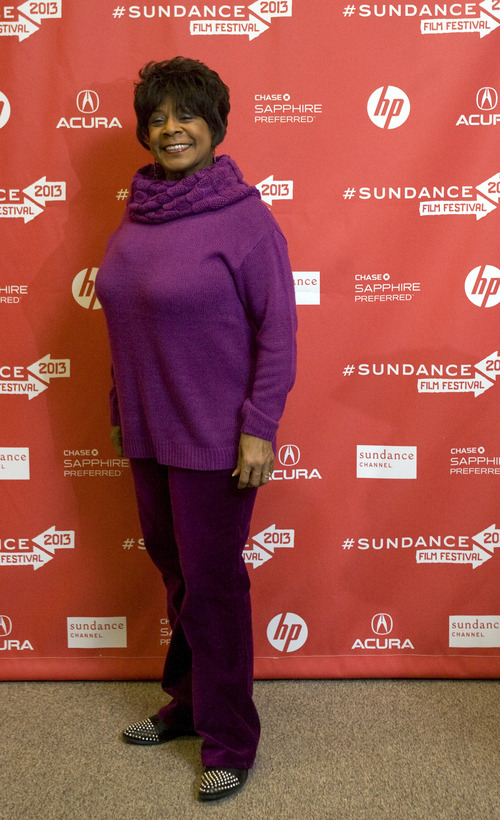 Kim Raff  |  The Salt Lake Tribune
Singer Merry Clayton is photographed on the red carpet for the premiere of "Twenty Feet From Stardom" at the Eccles Theatre during opening night of the Sundance Film Festival in Park City on January 17, 2013.