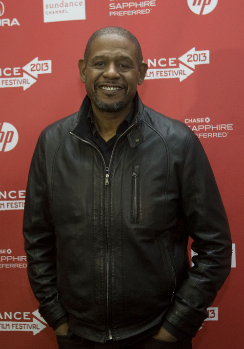 Kim Raff  |  The Salt Lake Tribune
Actor Forest Whitaker is photographed on the red carpet for the premiere of "Fruitvale" at the Marc Theater during the Sundance Film Festival in Park City on January 19, 2013.