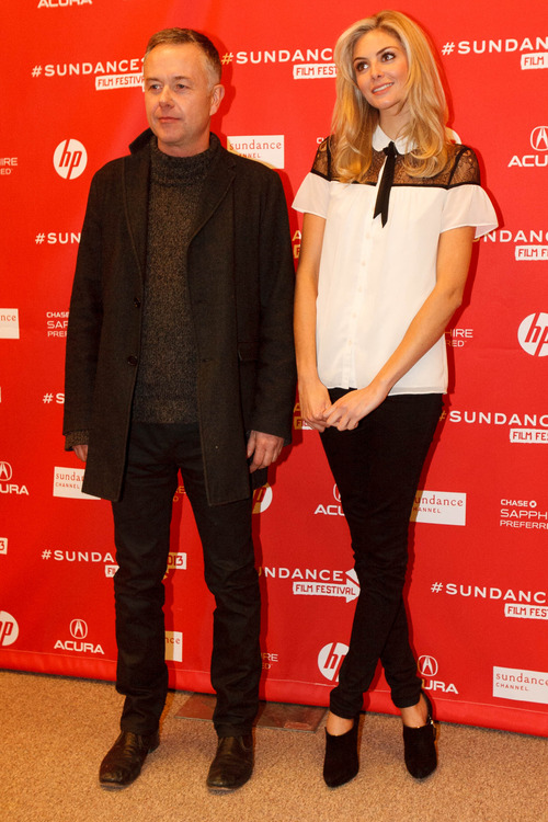 Trent Nelson  |  The Salt Lake Tribune
Director Michael Winterbottom and actor Tamsin Egerton at the Sundance Film Festival premiere of the film The Look of Love, Saturday, January 19, 2013 in Park City.